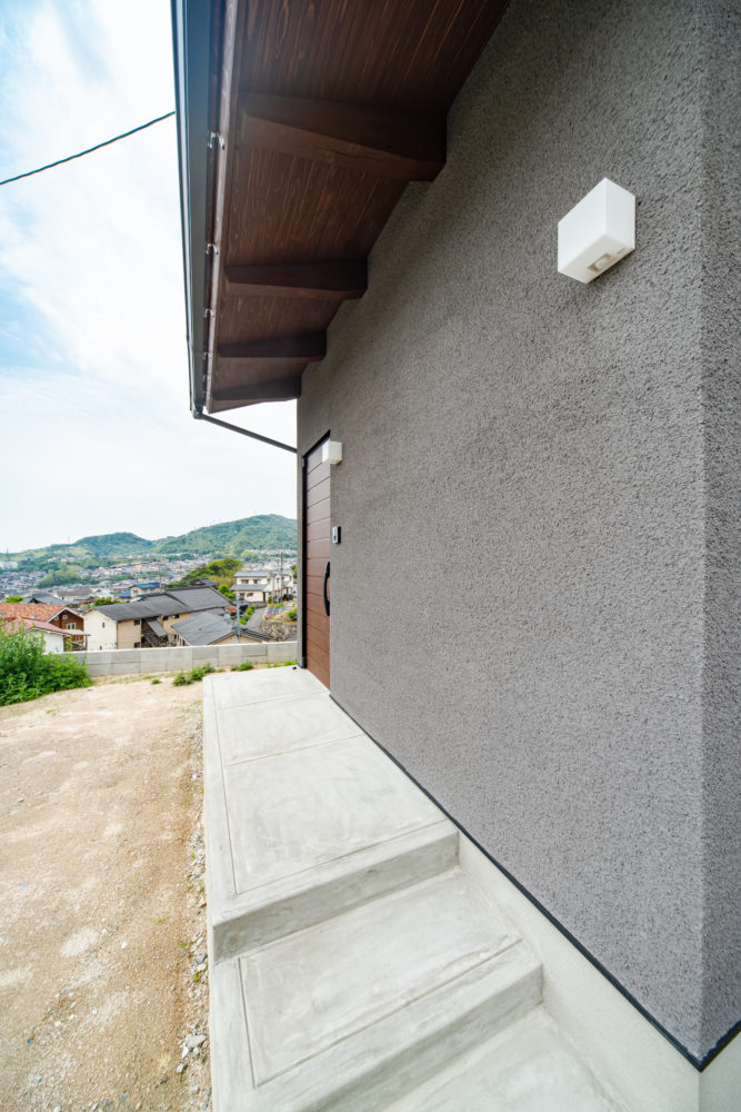 広島市安佐南区の家　外観　高性能パッシブ設計