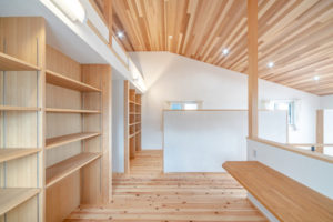 廿日市で最上級の快適性　廿日市パッシブハウス　つながりのあるフリースペース・子供部屋