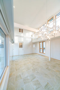 広島で最上級の快適性　こころパッシブハウス　広々リビング