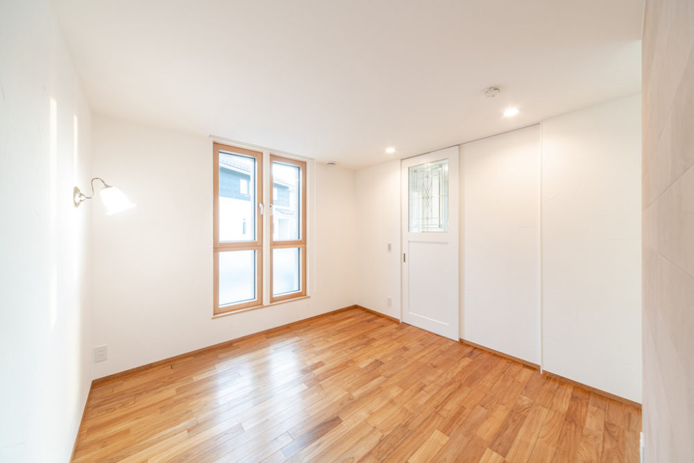 広島で最上級の快適性　こころパッシブハウス　落ち着く寝室