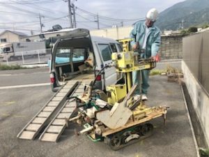 廿日市パッシブハウスの地盤調査