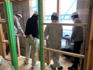 遠方より現場見学