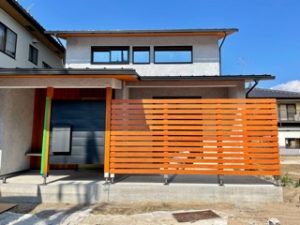 宮島口に立つ高気密高断熱の家